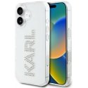 Karl Lagerfeld IML Rhinestones Logo Case for iPhone 16 Transparent Karl Lagerfeld IML Rhinestones Logo Case for iPhone 16 Transparent