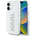 Karl Lagerfeld IML Rhinestones Logo Case for iPhone 16 Transparent Karl Lagerfeld IML Rhinestones Logo Case for iPhone 16 Transparent