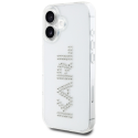 Karl Lagerfeld IML Rhinestones Logo Case for iPhone 16 Transparent Karl Lagerfeld IML Rhinestones Logo Case for iPhone 16 Transparent