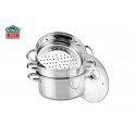 King Hoff GARŲ PUODAS KINGHOFF 24cm KH-3319 King Hoff GARŲ PUODAS KINGHOFF 24cm KH-3319
