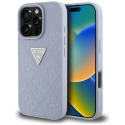 Guess Hot Stamp 4G Pattern Triangle Metal Logo Apple iPhone 16 Pro dėklas telefonui violetinės spalvos Guess Hot Stamp 4G Pattern Triangle Metal Logo Apple iPhone 16 Pro dėklas telefonui violetinės spalvos