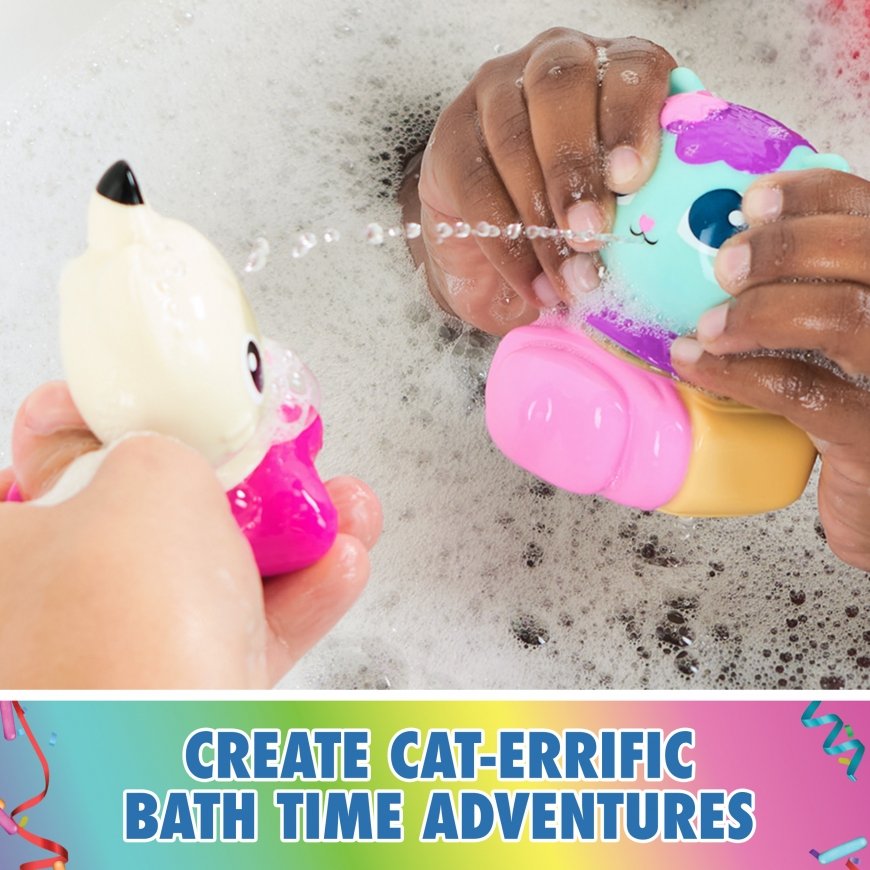 Gabby's Dollhouse Gabby Cat Bath Squirters Vannas mantiņa ar ūdens strūklu Daudzkrāsains – 5