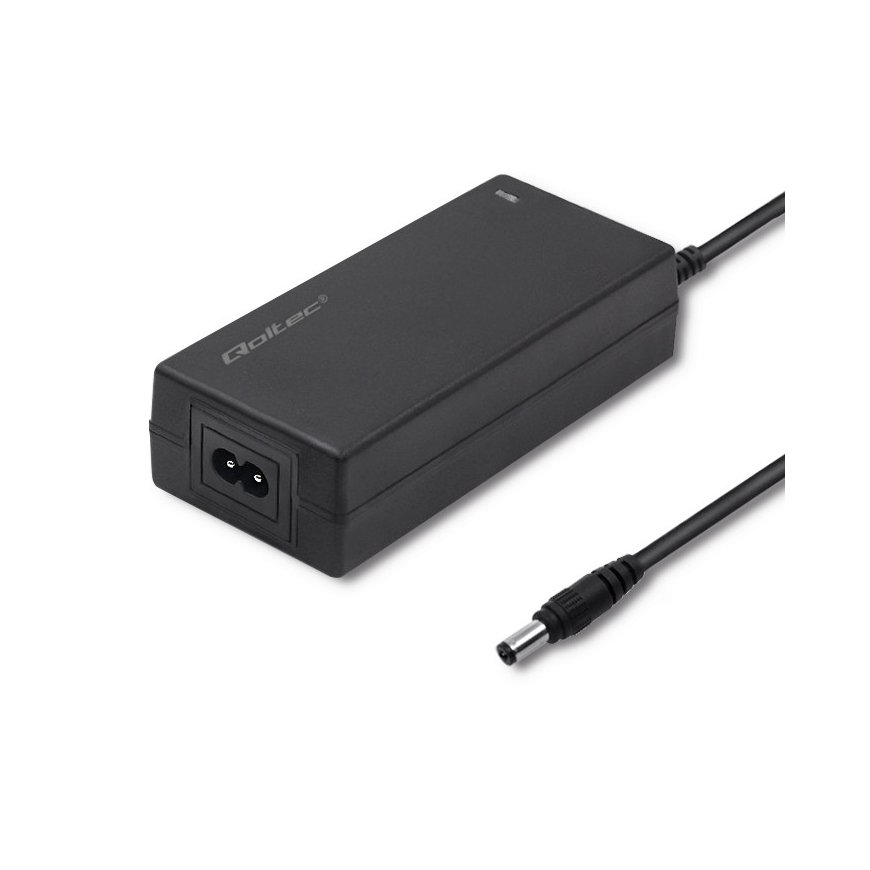 Qoltec 50796 virta-adapteri ja vaihtosuuntaaja Sisätila 60 W musta – 2