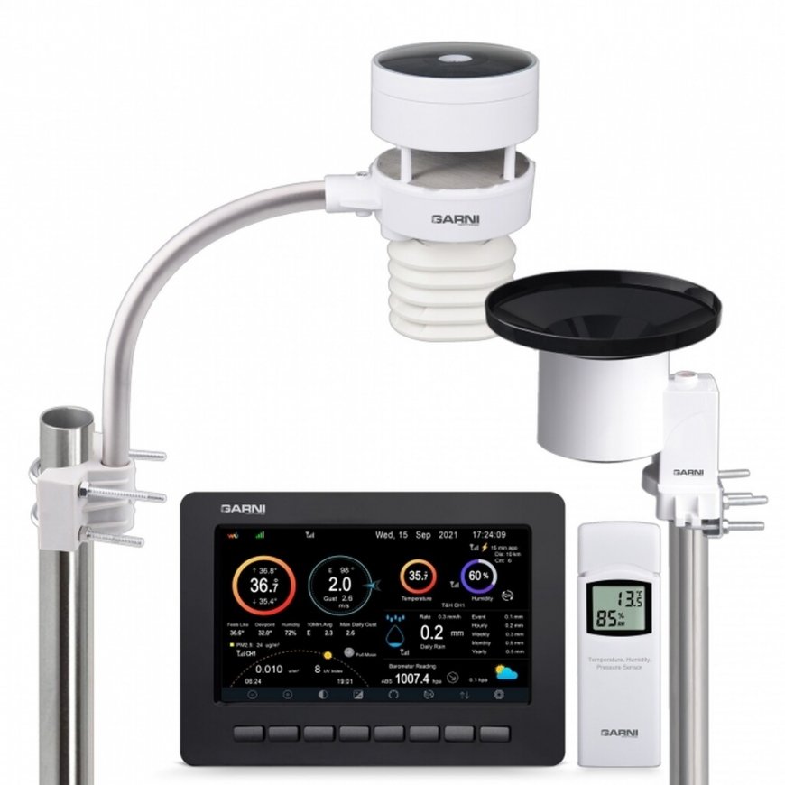 GARNI 3055 Arcus Black, Silver, White TFT AC/Battery Wi-Fi