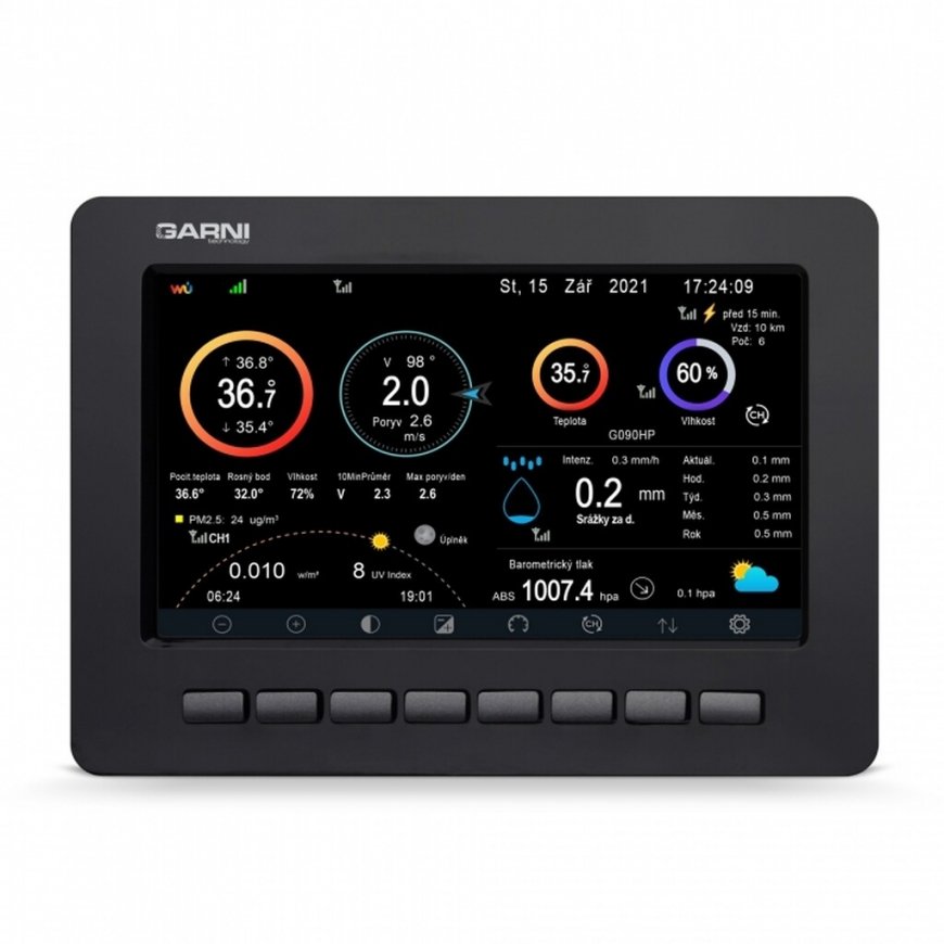 GARNI 3055 Arcus Black, Silver, White TFT AC/Battery Wi-Fi – 2