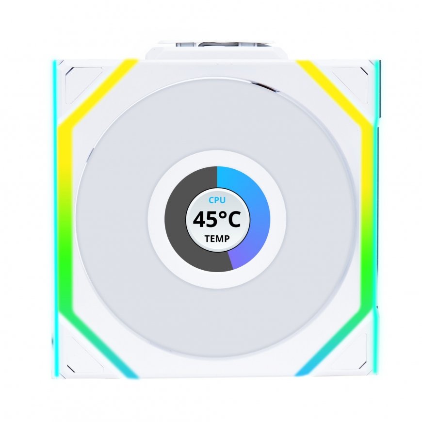 Lian Li UNI FAN SL Wireless LCD 120 Computer case 12 cm White 3 pc(s) – 5
