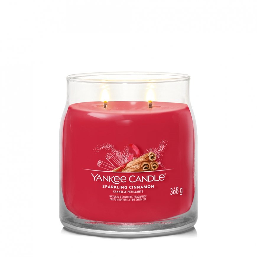 Yankee Candle Sparkling Cinnamon wax candle Cylinder Red 1 pc(s) – 2