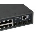 LevelOne 52-Port L3 Lite Managed Gigabit PoE Switch, 4 x 10GbE SFP+, 48 PoE Outputs, 400W PoE Power LevelOne 52-Port L3 Lite Managed Gigabit PoE Switch, 4 x 10GbE SFP+, 48 PoE Outputs, 400W PoE Power