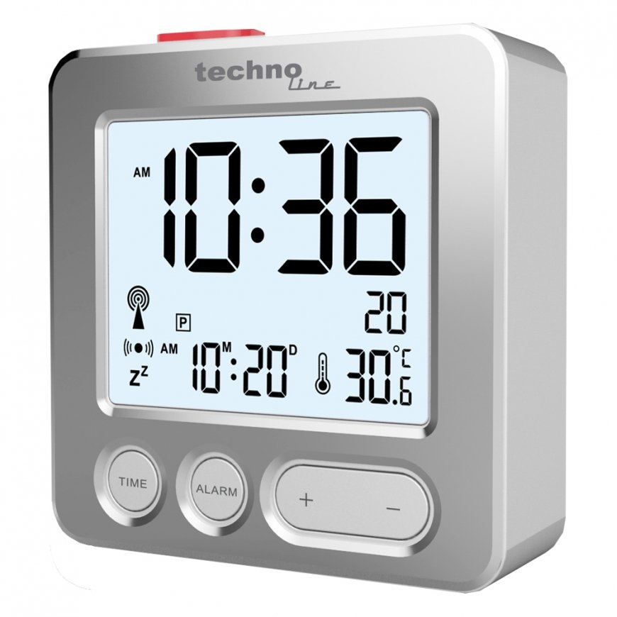 Technoline WT 265 будильник Цифровой будильник Серебристый – 3