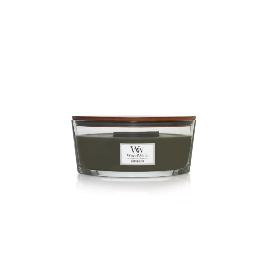 WoodWick Frasier Fir vaska svece Elipses veida Pelēks 1 pcs