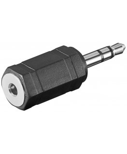 Goobay 11898 kaapelin sukupuolenvaihtaja 3.5 mm 2,5 mm musta