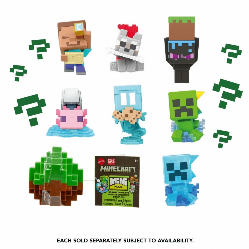 Minecraft MINI MODE SPAWN EGG Assortment – 3