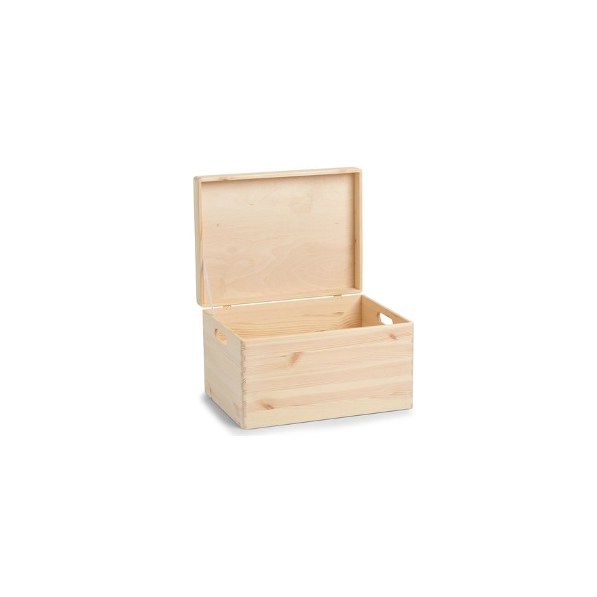 Zeller Present 13152 storage box Rectangular Pinewood Natural – 2