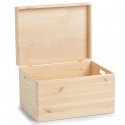 Zeller Present 13152 storage box Rectangular Pinewood Natural