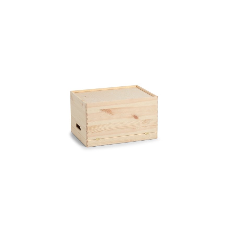Zeller Present 13152 storage box Rectangular Pinewood Natural – 3