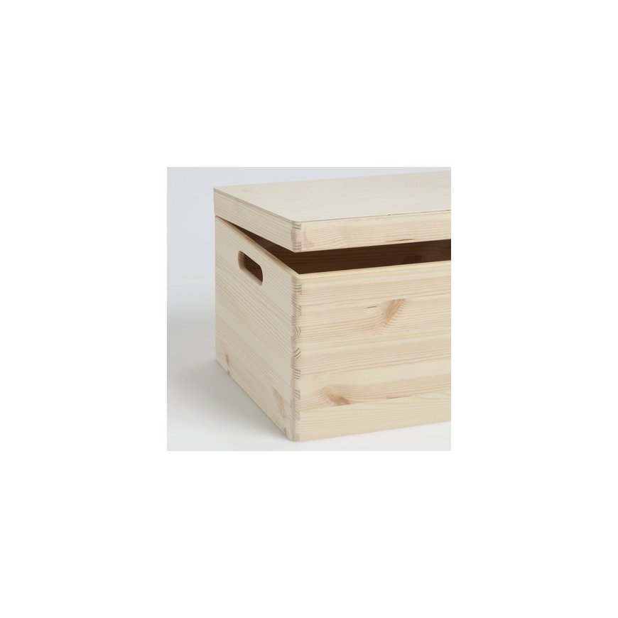 Zeller Present 13152 storage box Rectangular Pinewood Natural – 4