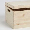 Zeller Present 13152 storage box Rectangular Pinewood Natural