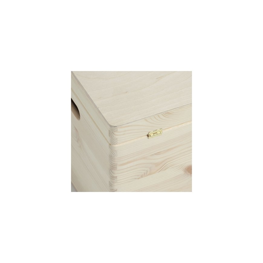 Zeller Present 13152 storage box Rectangular Pinewood Natural – 5