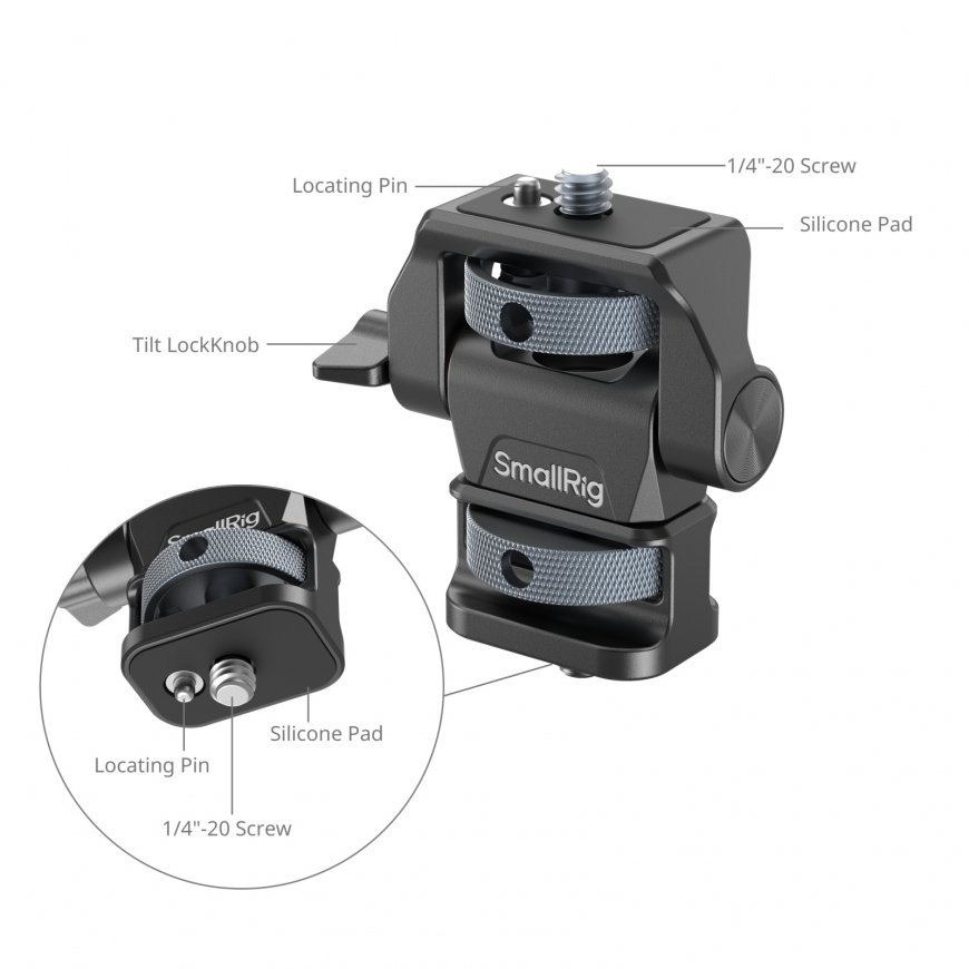 SmallRig 4886 kameran asennustarvike Monitorikiinnike – 3
