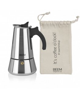 BEEM 7650 manual coffee maker Moka pot 0.3 L Stainless steel