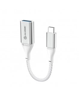 ALOGIC ULCAA-SLV USB-kaapeli USB 3.2 Gen 1 (3.1 Gen 1) 0,15 m USB C USB A Hopea