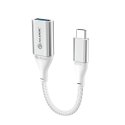 ALOGIC ULCAA-SLV USB-kaapeli USB 3.2 Gen 1 (3.1 Gen 1) 0,15 m USB C USB A Hopea ALOGIC ULCAA-SLV USB-kaapeli USB 3.2 Gen 1 (3.1 Gen 1) 0,15 m USB C USB A Hopea