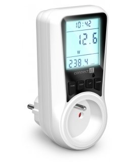 Connect IT CES-2020-WH elektros skaitiklis Elektroninis Prijungiama Balta