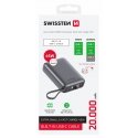 Swissten Power Bank 20000 mAh 45W with Built-In USB-C Cable Swissten Power Bank 20000 mAh 45W with Built-In USB-C Cable