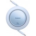 Kabelis USB C - USB C kištukai 100W 2m suvyniojamas Galaxy Mėlyna Free2Pull BASEUS