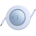 Cable USB C - USB C plugs 100W 2m retractable Galaxy Blue Free2Pull BASEUS
