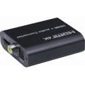 PremiumCord HDMI 4K Audio extractor with audio to stereo jack separation, SPDIF Toslink, RCA