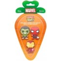 Funko Carrot Pocket POP blister 3 figures Marvel Spiderman Hulk Iron Man easter Funko Carrot Pocket POP blister 3 figures Marvel Spiderman Hulk Iron Man easter