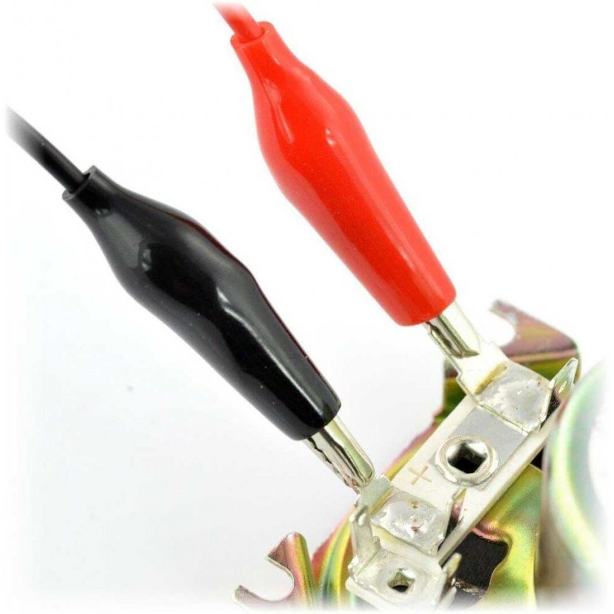 Small crocodile clip leads Velleman CM11N - 50cm - 10 pcs – 2