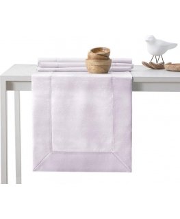 AmeliaHome Tablecloth Vesta lilac 40x200