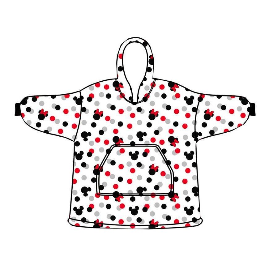 Disney Minnie oversize sweatshirt coat adult coral