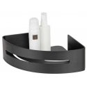 Wenko BIVIO corner aluminum shelf for the bathroom, installation without drilling Wenko BIVIO corner aluminum shelf for the bathroom, installation without drilling