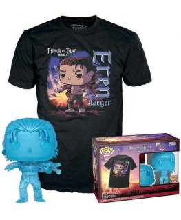 Funko Set figure POP & Tee Attack on Titan Eren Exclusive