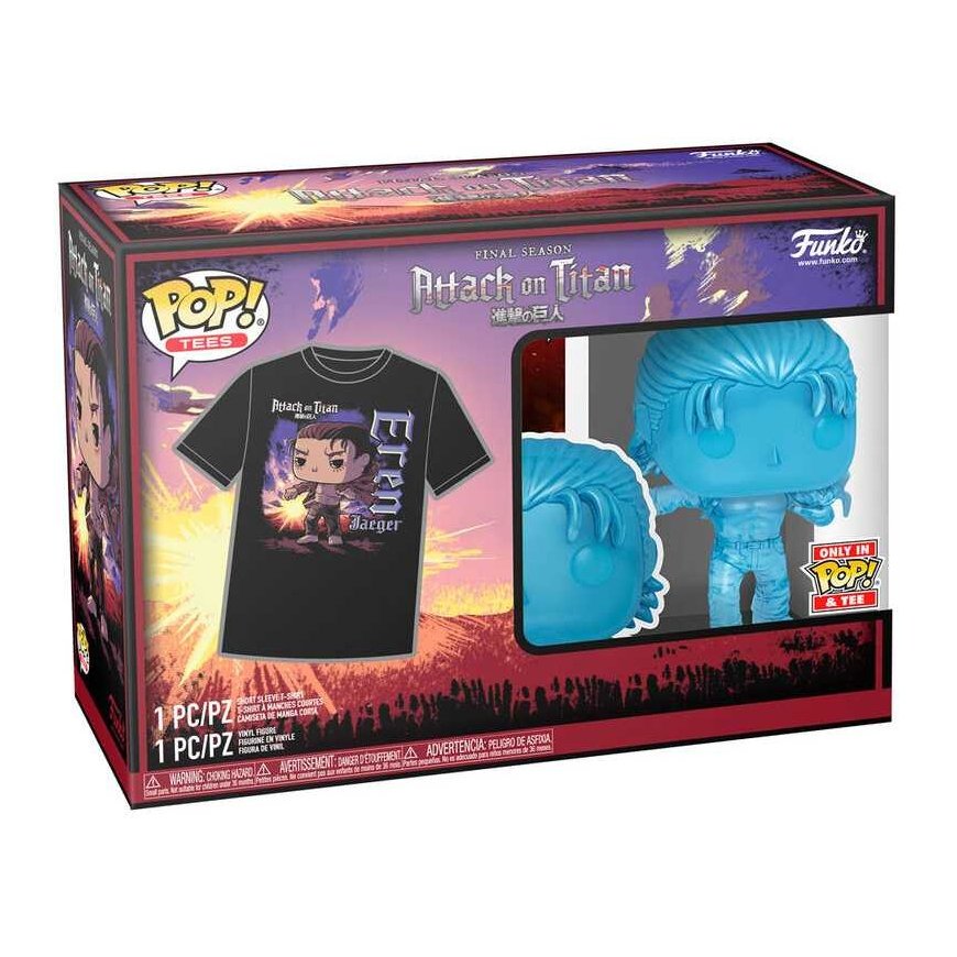 Funko Set figure POP & Tee Attack on Titan Eren Exclusive – 3