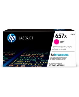 HP 657X alkuperäinen riittoisa magenta LaserJet -värikasetti