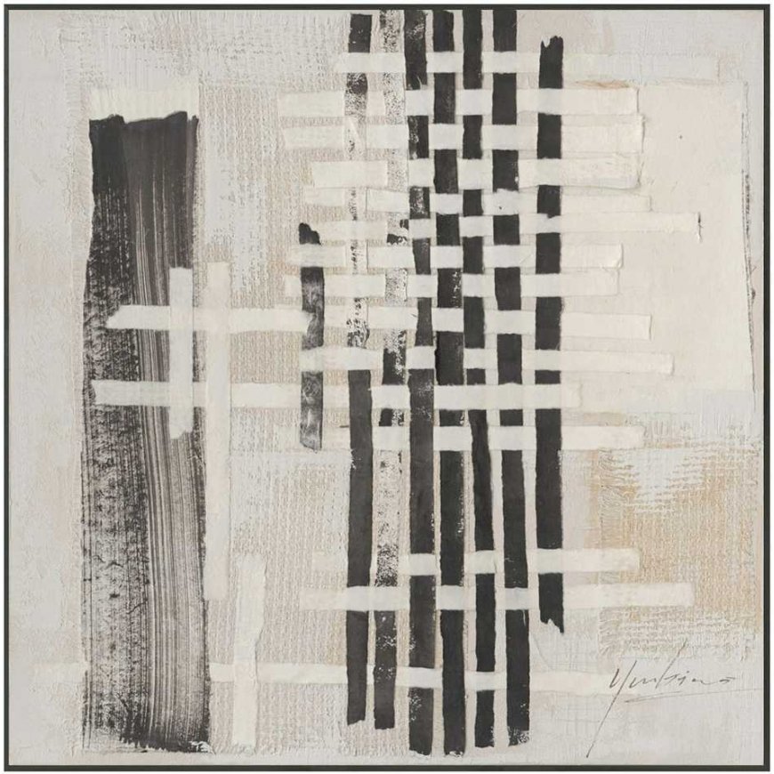 Frame Paveikslas su rėmeliu 80x80cm, abstraktus raštas