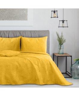 Päiväpeite AmeliaHome PALSHA 170x210 cm, väri: kulta