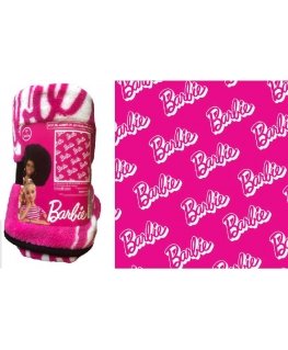 Mattel Barbie wool blanket
