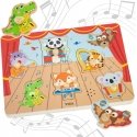 Puzzle Viga Toys VIGA Sound Puzzle Match musical animals Puzzle Viga Toys VIGA Sound Puzzle Match musical animals