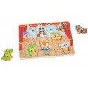 Puzzle Viga Toys VIGA Sound Puzzle Match musiikkieläimiä Puzzle Viga Toys VIGA Sound Puzzle Match musiikkieläimiä