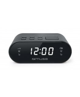 Muse M-10 CR radio Internets Analogais Melns