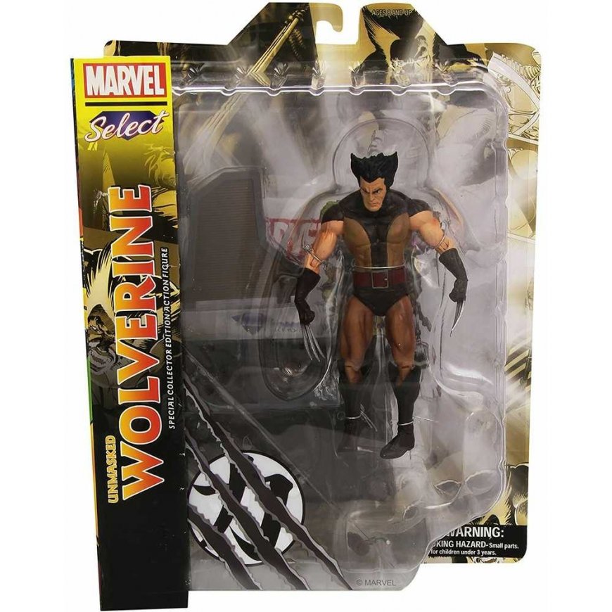Diamond Select Marvel Select Wolverine Unmask figuuri 18cm – 2
