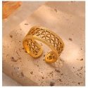Troli Timeless auksinis-plated steel ring Troli Timeless auksinis-plated steel ring