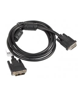 Lanberg CA-DVIS-10CC-0018-BK DVI-kaabel 1,8 m DVI-D Must