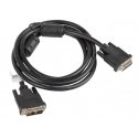 Lanberg CA-DVIS-10CC-0018-BK DVI кабель 1,8 m DVI-D Черный Lanberg CA-DVIS-10CC-0018-BK DVI кабель 1,8 m DVI-D Черный