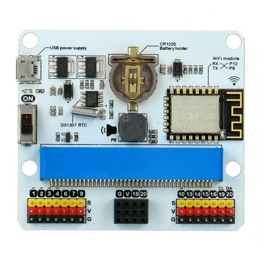 Micro:IoT - BBC micro:bit IoT -laajennuslevy - ElecFreaks EF03426 – 2